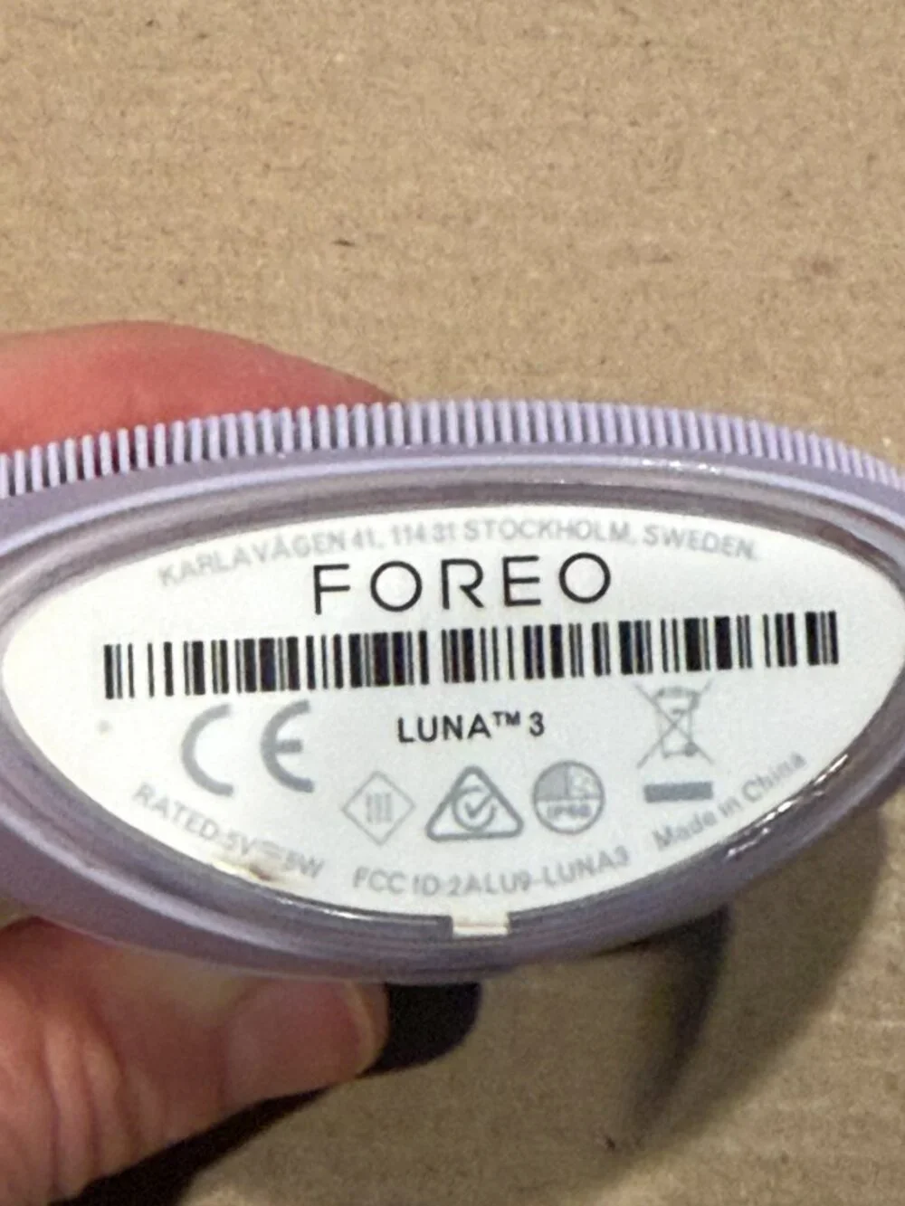 FOREO LUNA 3 Purple Facial Cleansing Firming Massage Device